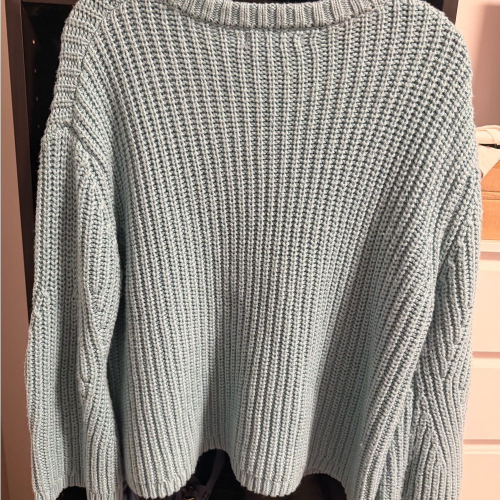 Mango Ribbed Knit Sweater - Sage - Picture 5 of 5